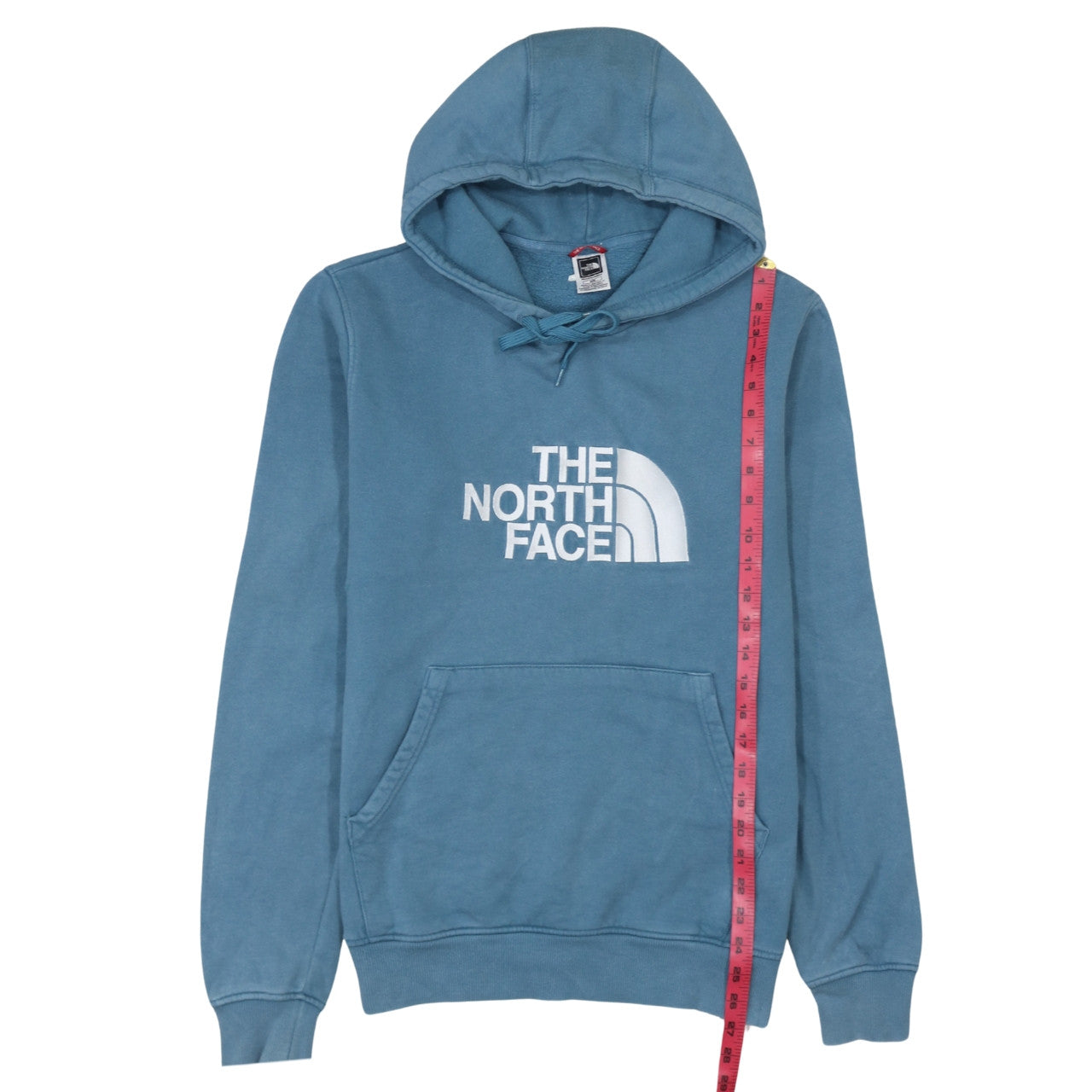 The North Face Men's Blue Pullover Hoodie M Regular Fit Cotton