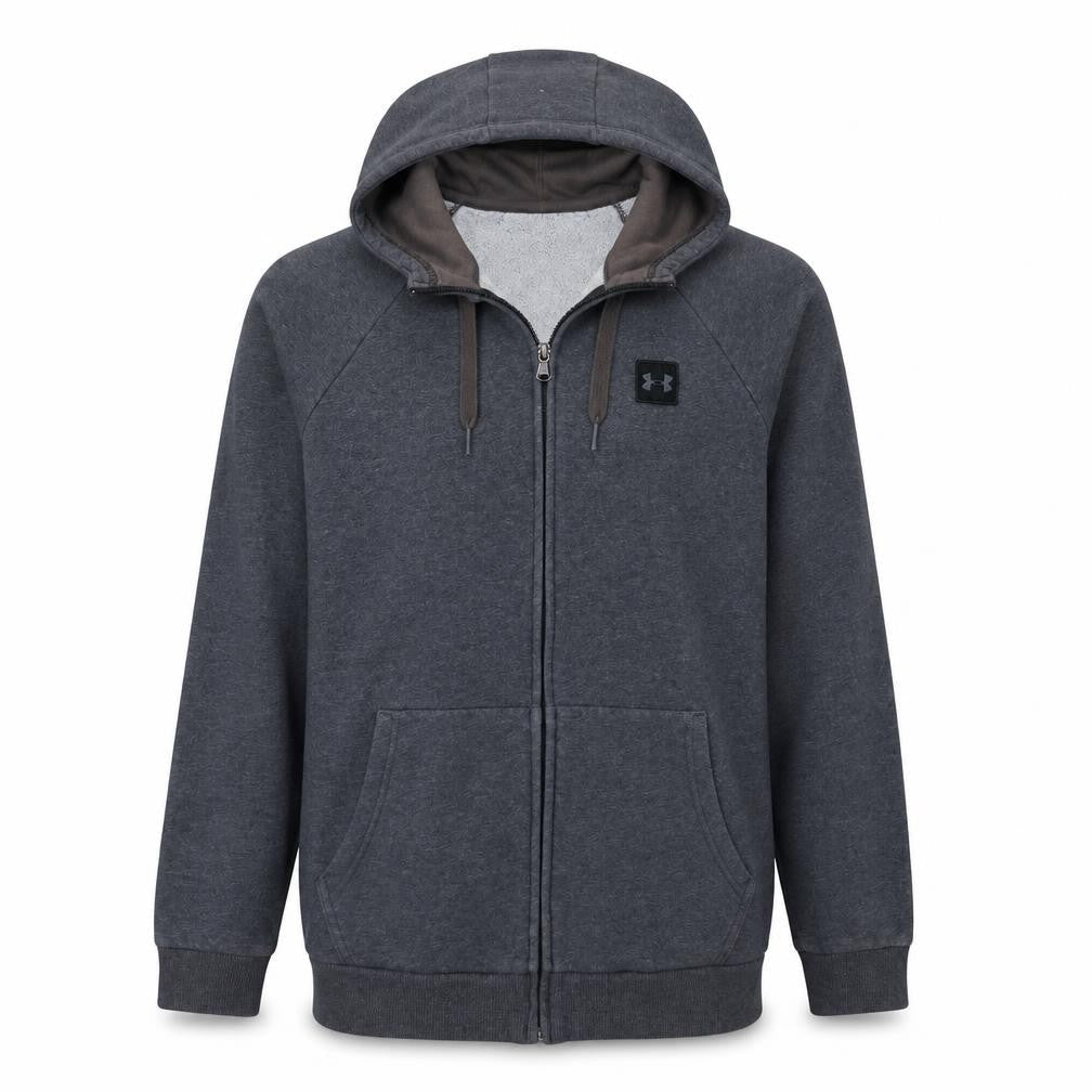 Under Armour Men's Grey Full Zip Hoodie Small Fleece