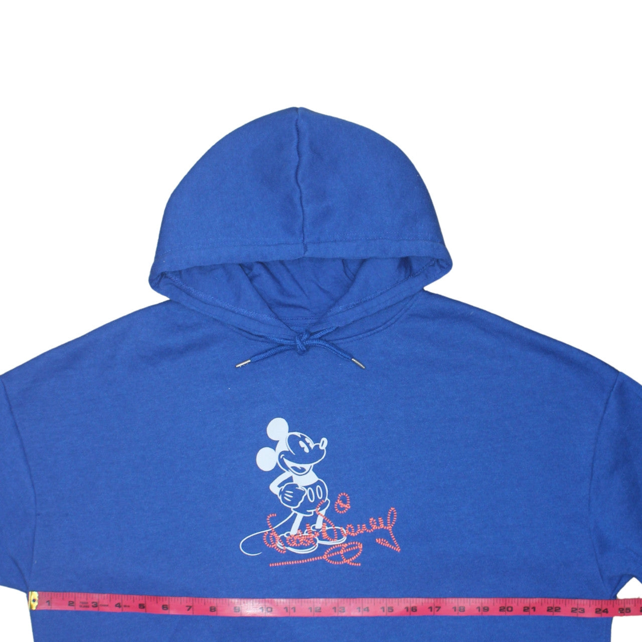 Primark Disney Blue Mickey Mouse Unisex Hoodie Size S Pullover Fleece