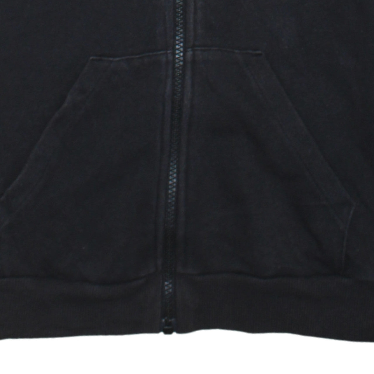 Adidas Women's Black Full Zip Hoodie Size S 8-10 Classic 3-Stripes