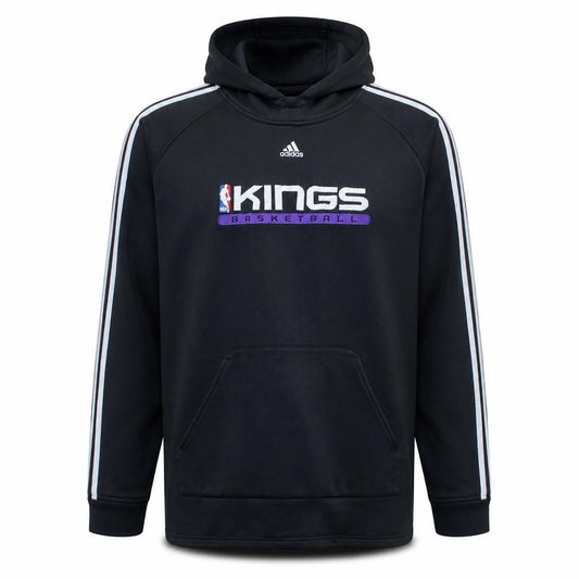 Adidas Mens Black Kings Basketball Pullover Hoodie Size L