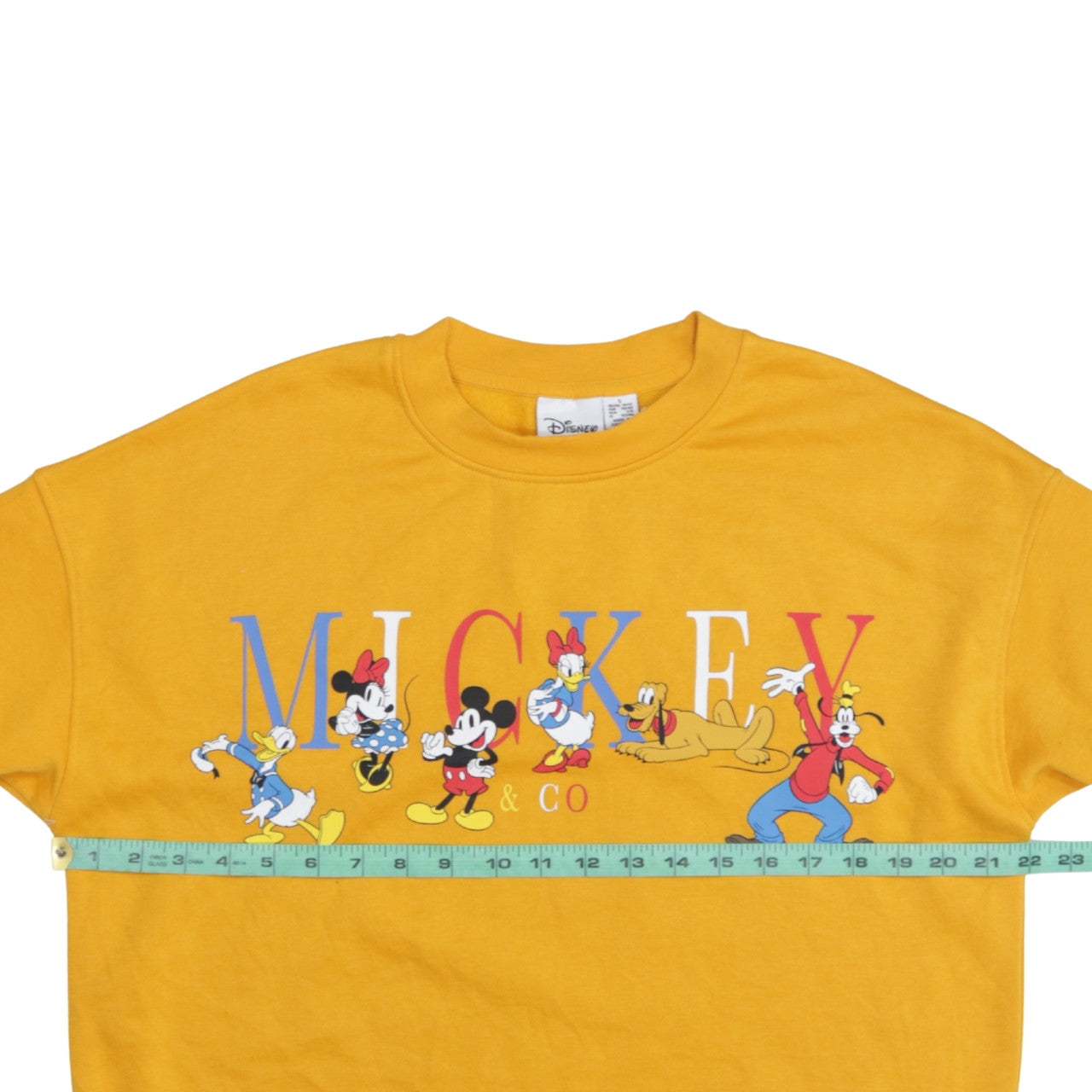 Disney Primark Women’s Yellow Mickey & Co Sweatshirt Size Small