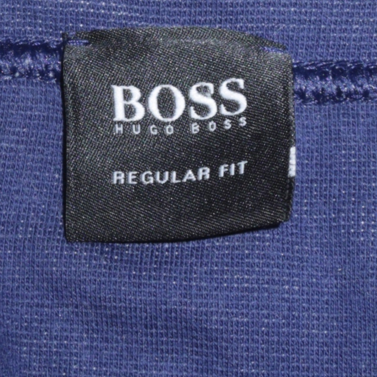 Hugo Boss Men's Blue Regular Fit Full Zip Sweatshirt Size L