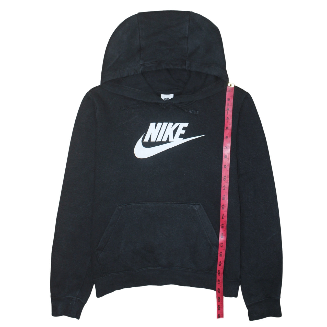 Nike Men's Black Pullover Hoodie Small Graphic Fleece Sweatshirt