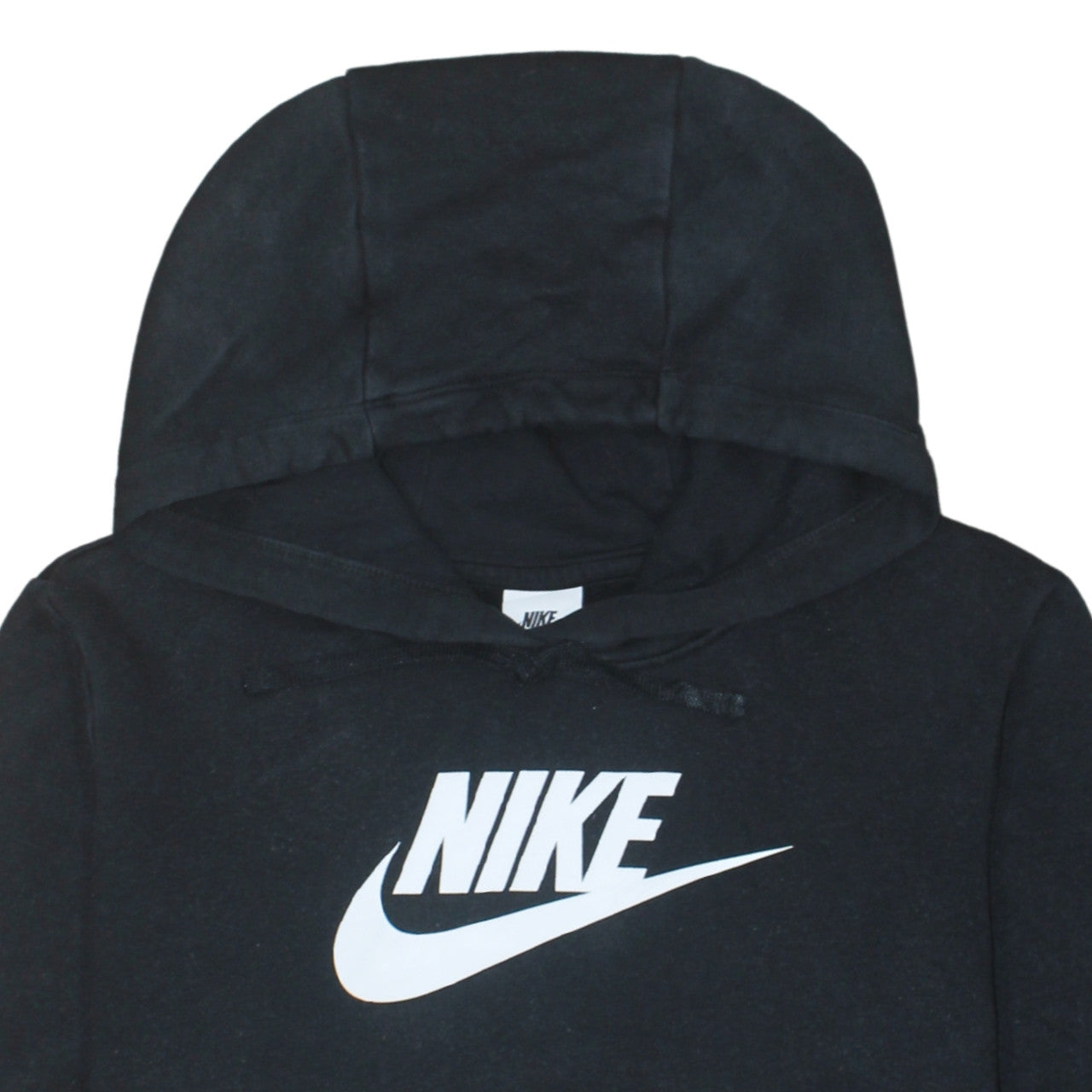 Nike Men's Black Pullover Hoodie Small Graphic Fleece Sweatshirt