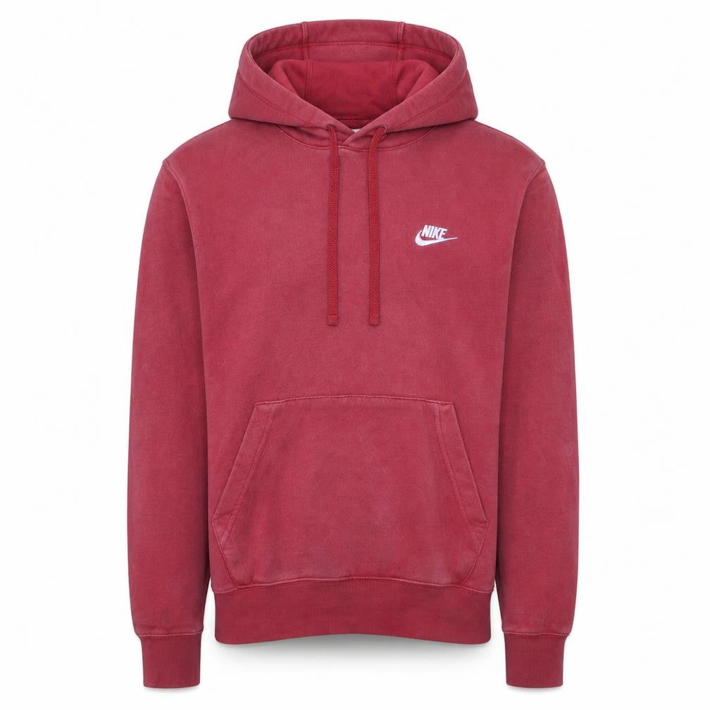Nike Men's Red XS Pullover Hoodie Fleece Sweatshirt