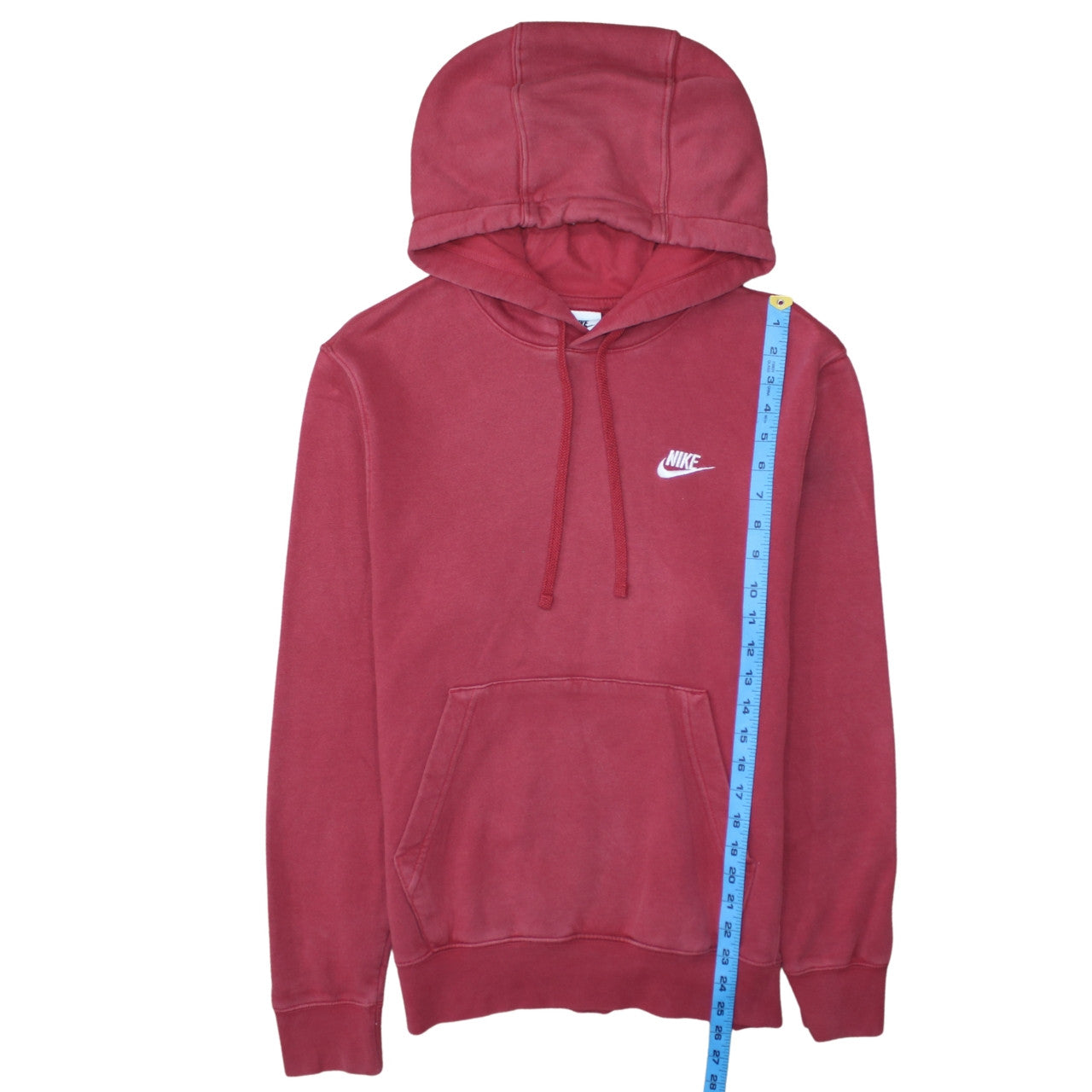 Nike Men's Red XS Pullover Hoodie Fleece Sweatshirt