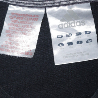 Additional view of Adidas boys’ black xl sweatshirt long sleeve crew neck pullover