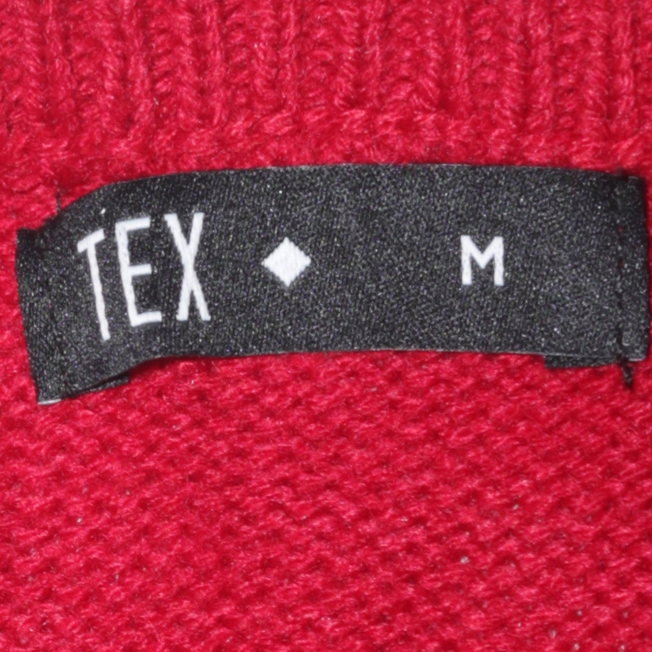 TEX Women Red Christmas Snowman Pullover Jumper M