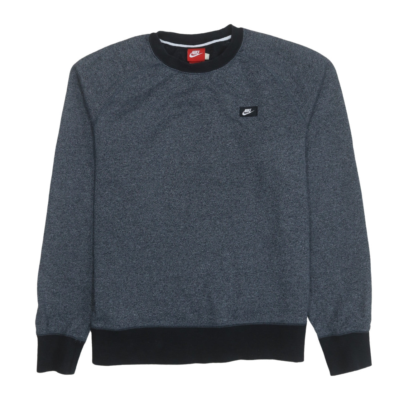 Nike Men's Grey Crew Neck Sweatshirt M Regular Fit Pullover