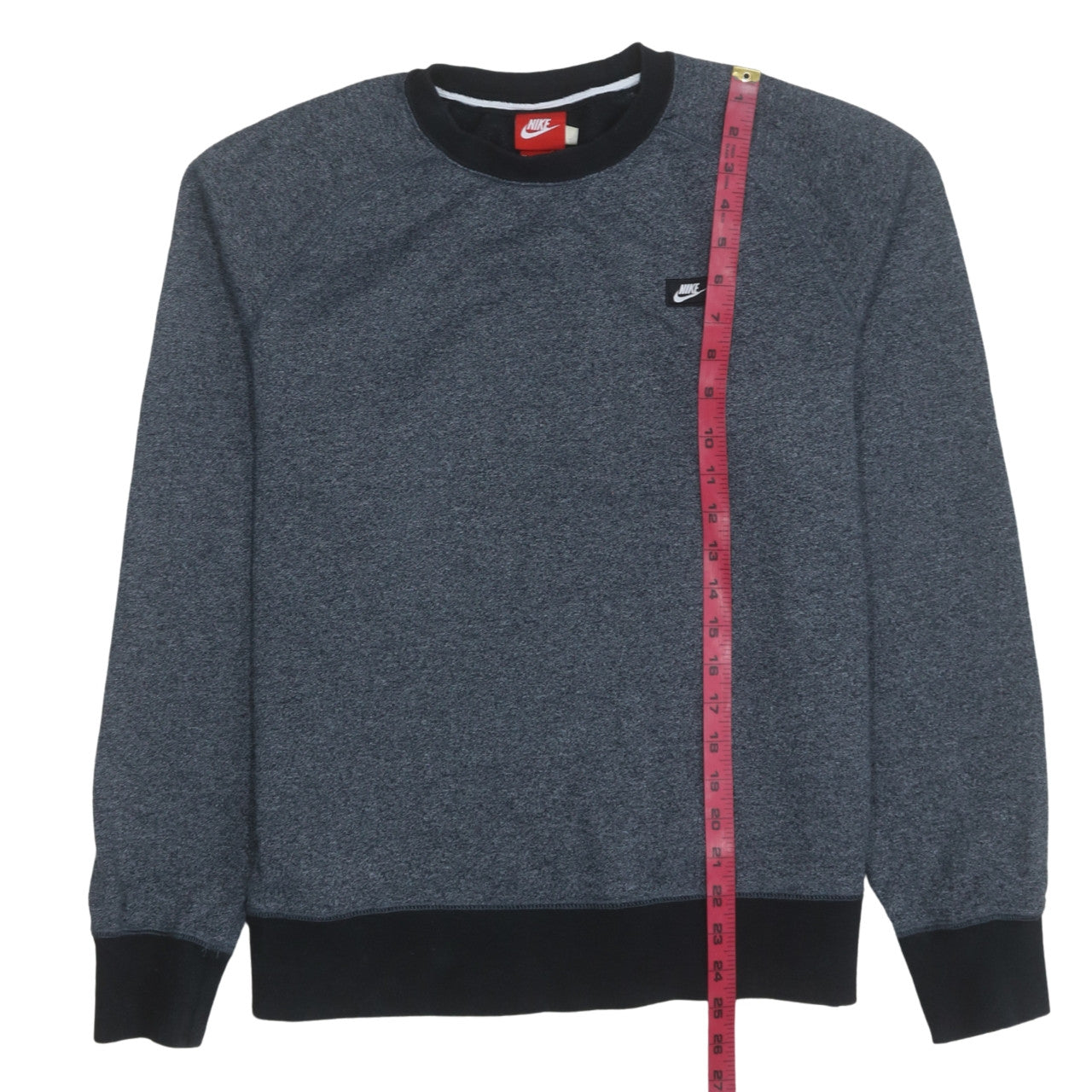Nike Men's Grey Crew Neck Sweatshirt M Regular Fit Pullover