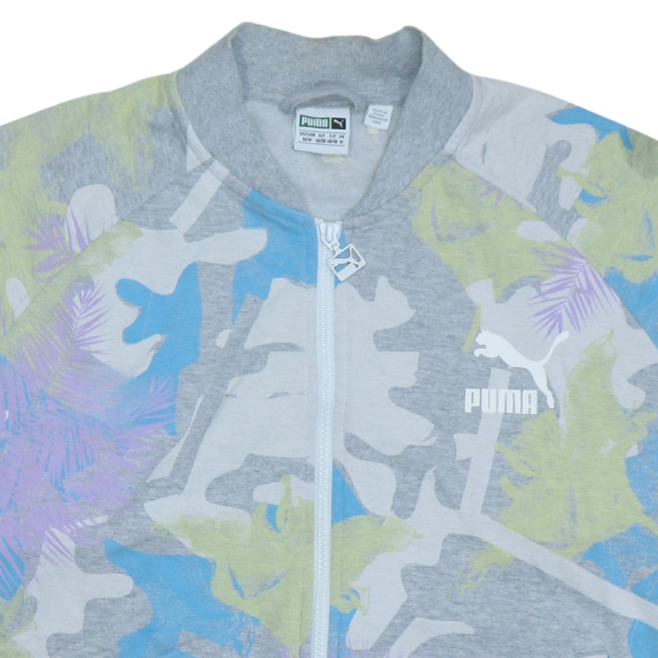 Puma Men's Multicoloured Full Zip Sweatshirt M Regular Fit