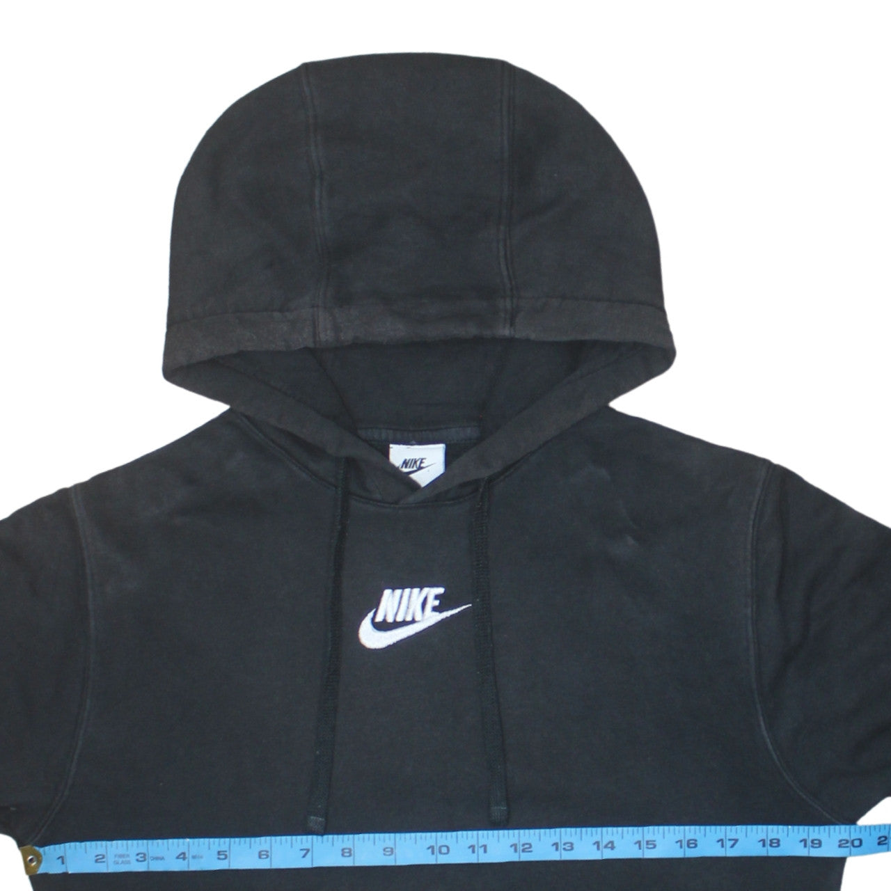 Nike Men's Black XS Pullover Hoodie Sports Logo Fleece Sweatshirt