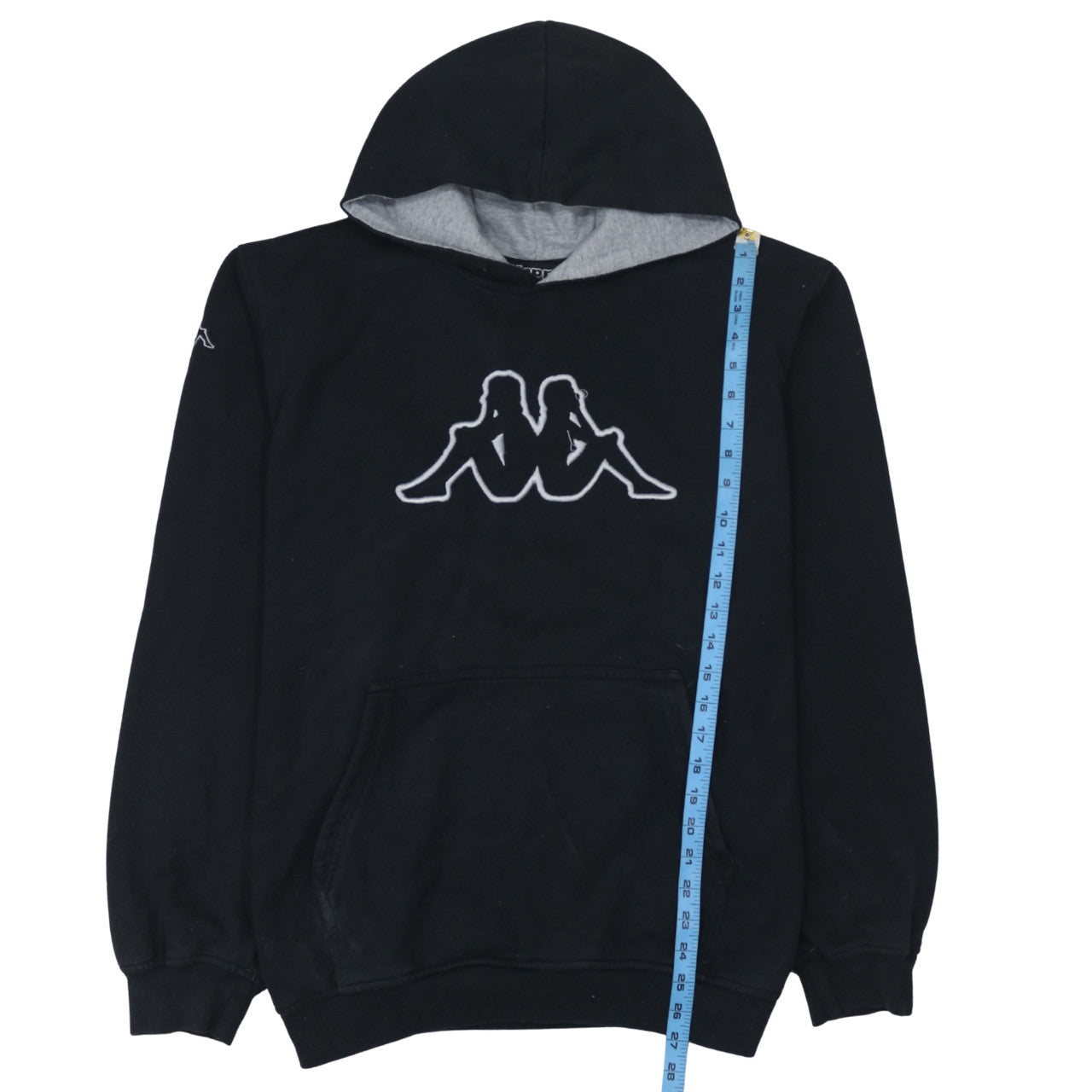 Kappa Men's Black Pullover Hoodie XL Logo Sportswear