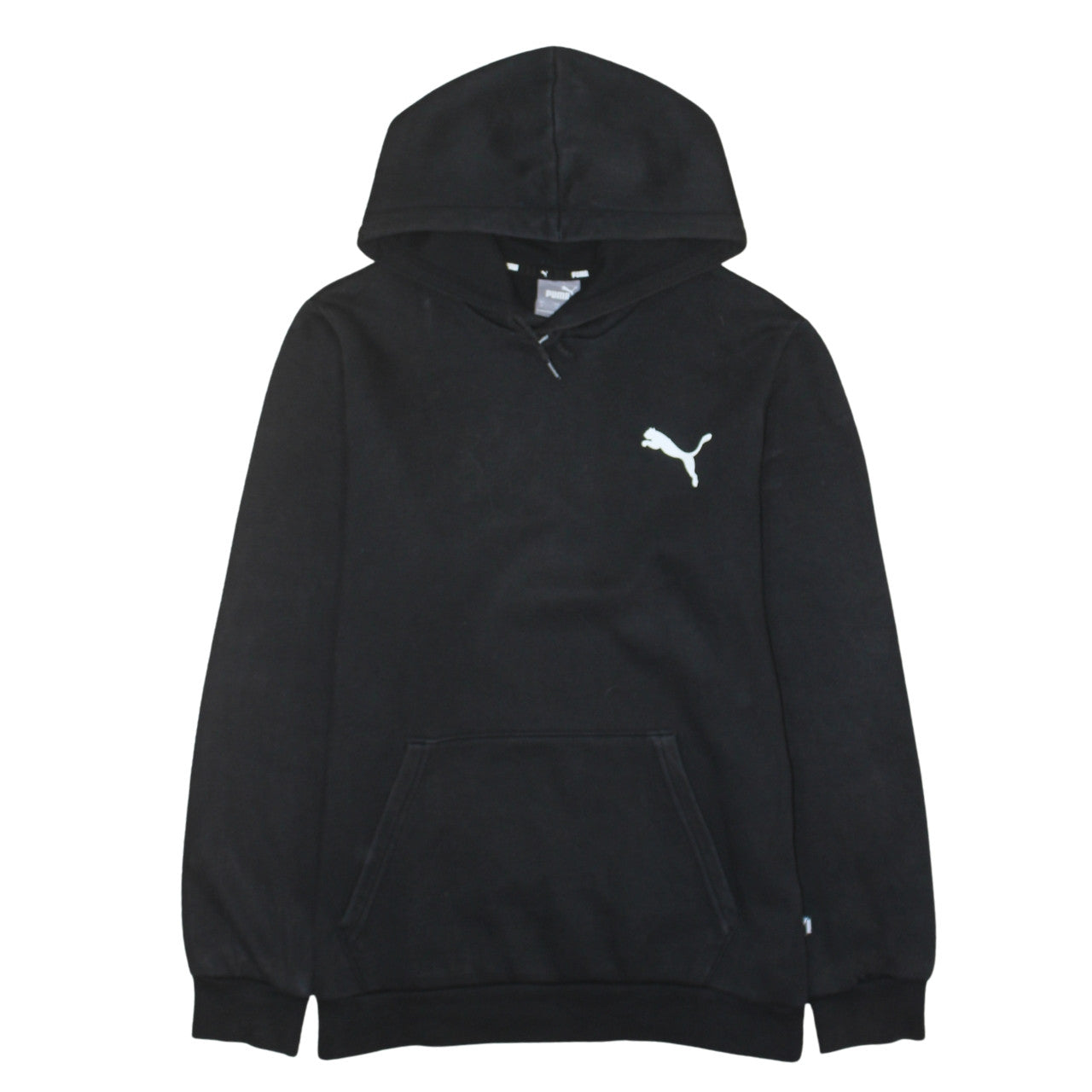 Puma Men's Black Pullover Hoodie Size S Regular Fit Sportswear