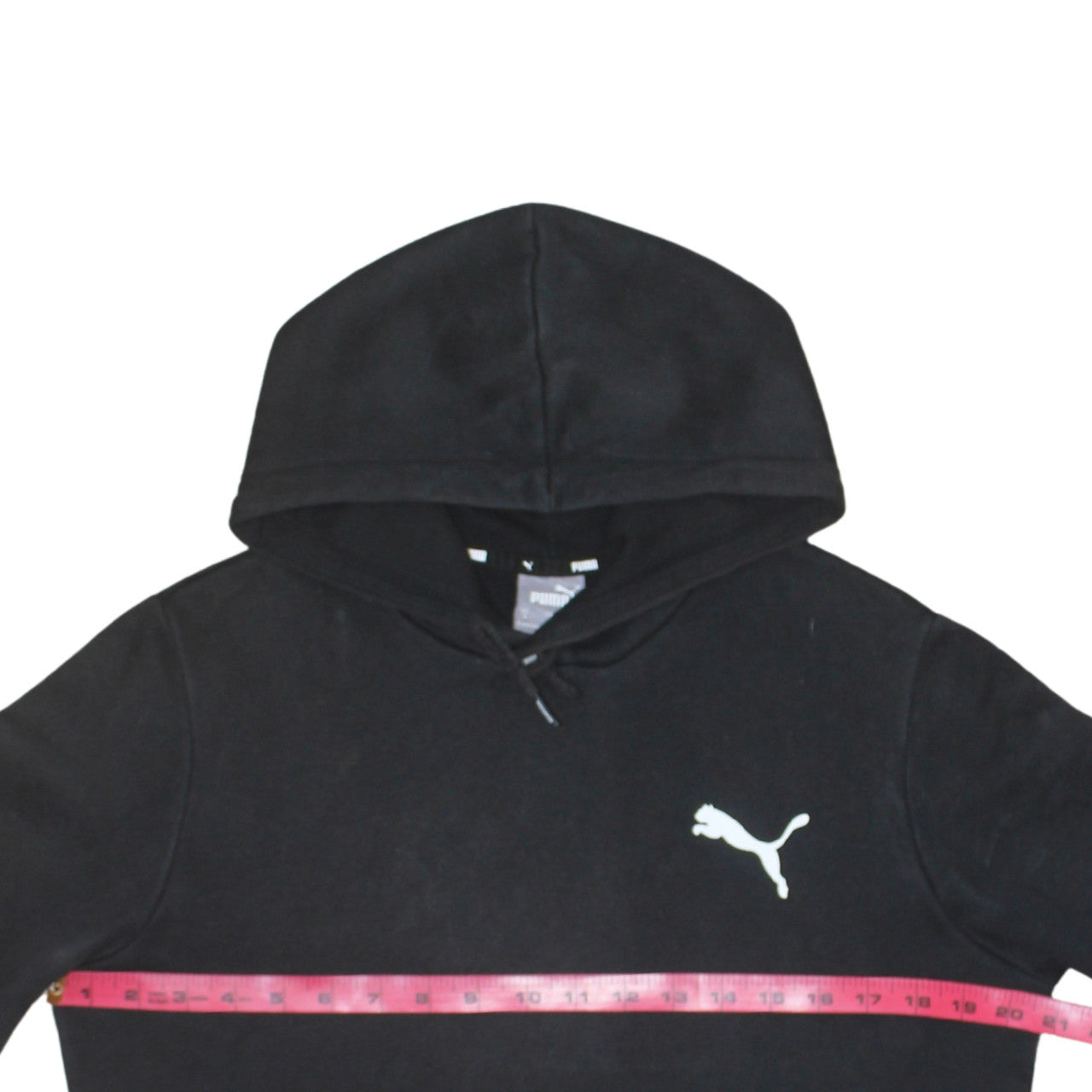 Puma Men's Black Pullover Hoodie Size S Regular Fit Sportswear