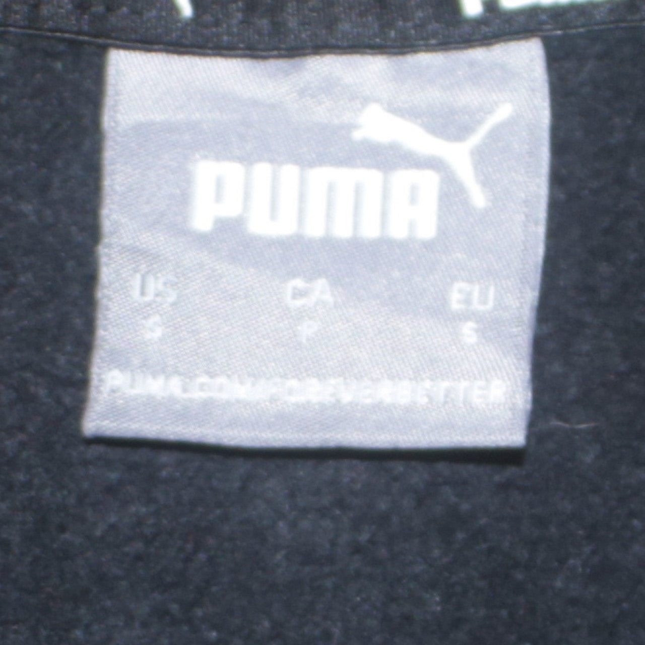 Puma Men's Black Pullover Hoodie Size S Regular Fit Sportswear