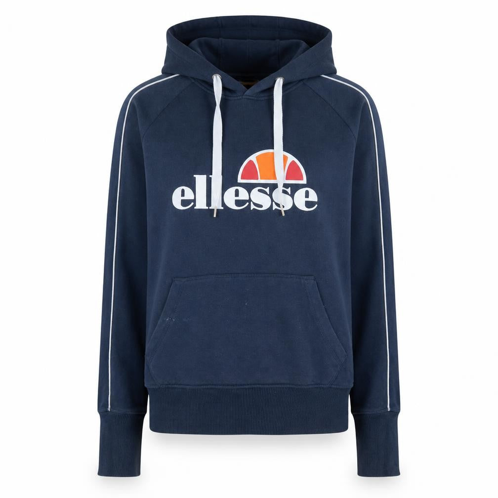 Ellesse Womens Navy Blue Size 12 Pullover Hoodie Sweatshirt