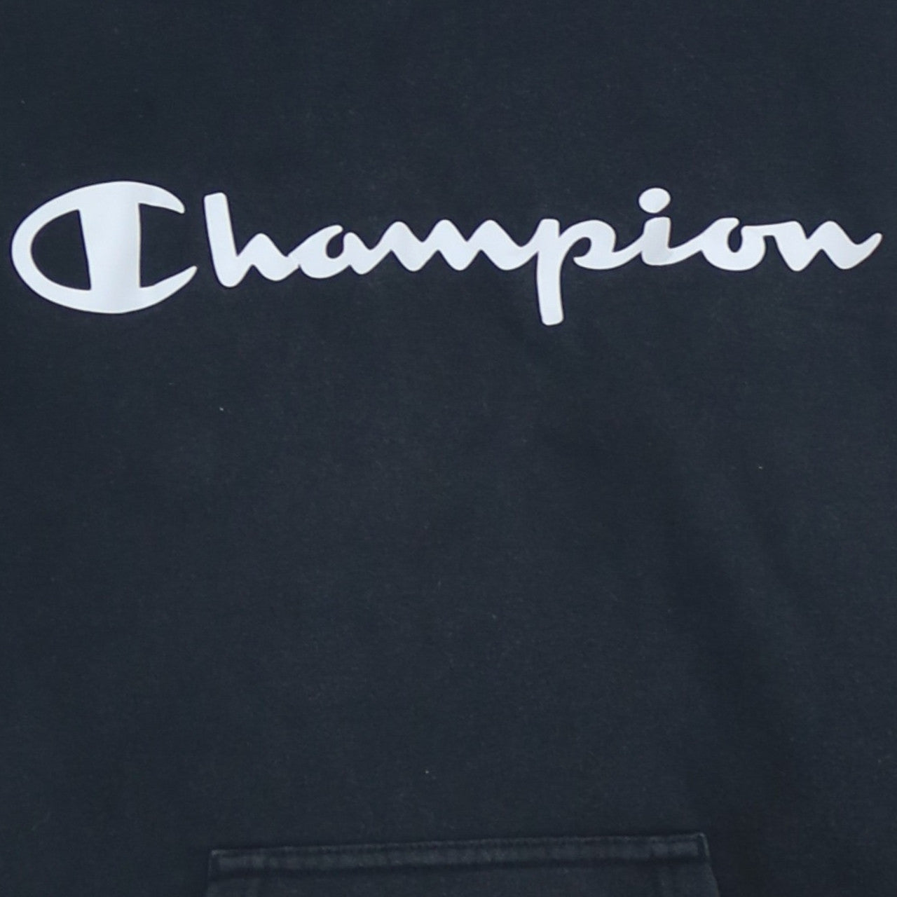 Champion Womens Black XS Pullover Logo Hoodie