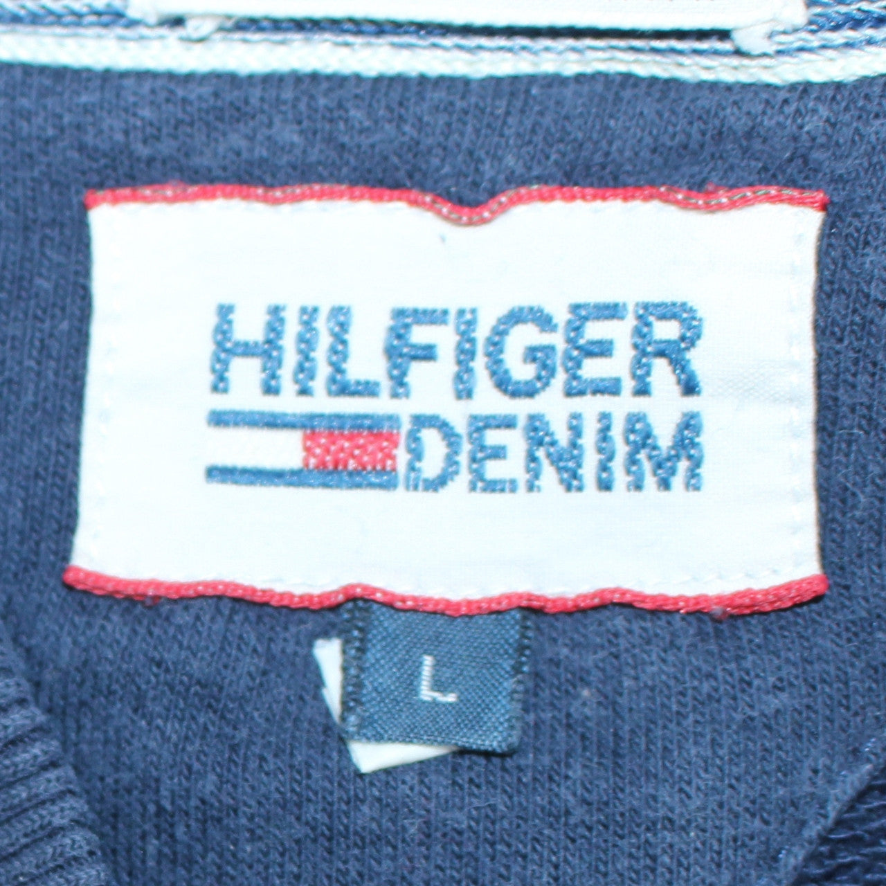 Hilfiger Denim Men's Blue Full Zip NYC Sweatshirt Size L