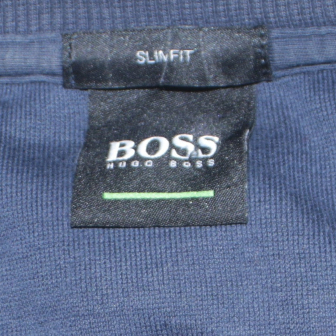 Hugo Boss Men's Blue Slim Fit Logo Crew Neck Sweatshirt XL