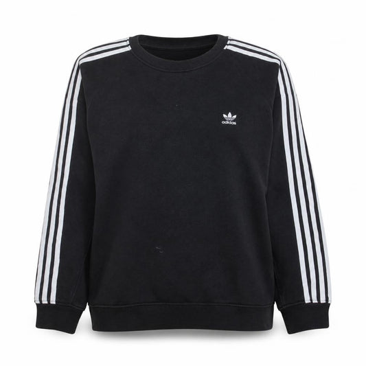 Adidas Womens Black Size 16 Crew Neck Pullover Sweatshirt