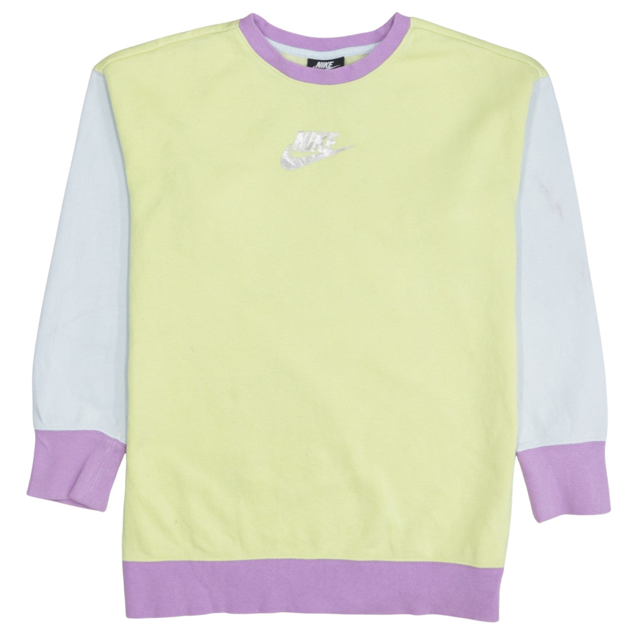 Nike Girls Multicoloured Logo Sweatshirt Size 146cm Pullover Crew Neck