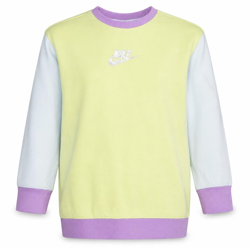 Nike Girls Multicoloured Logo Sweatshirt Size 146cm Pullover Crew Neck