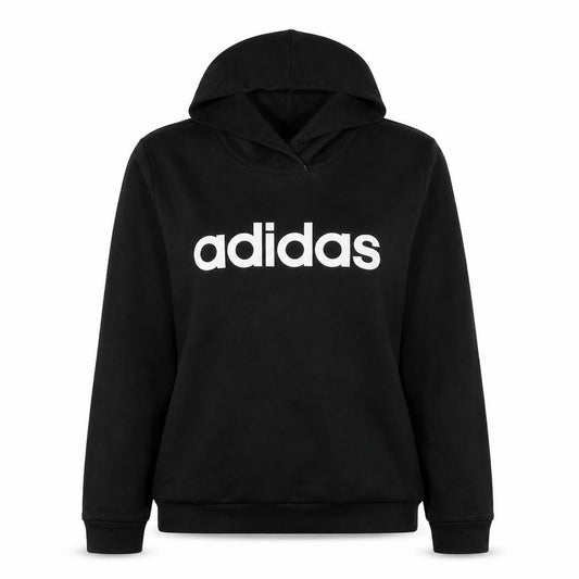Adidas Women's Black Pullover Hoodie Medium Logo Sweatshirt