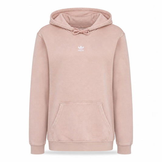 Adidas Womens Pink Pullover Hoodie Size 16 Regular Hooded Sweatshirt