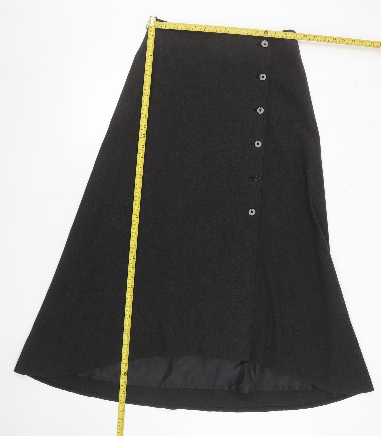 Marks and Spencer Per Una Women’s Black Long A-Line Skirt Size 12