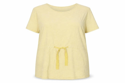 Jasper Conran Women's Yellow Stripe Tunic T-Shirt Size 18