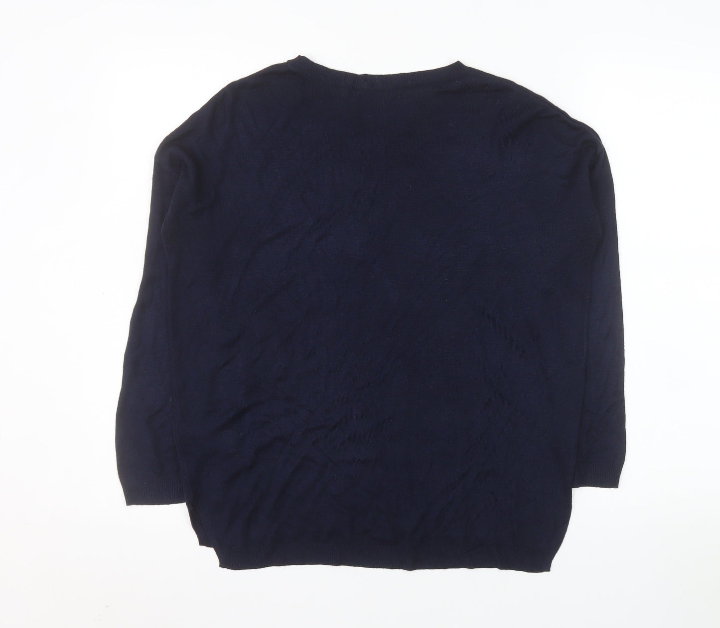 Marks and Spencer Women’s Blue Knit Pullover Jumper Size M
