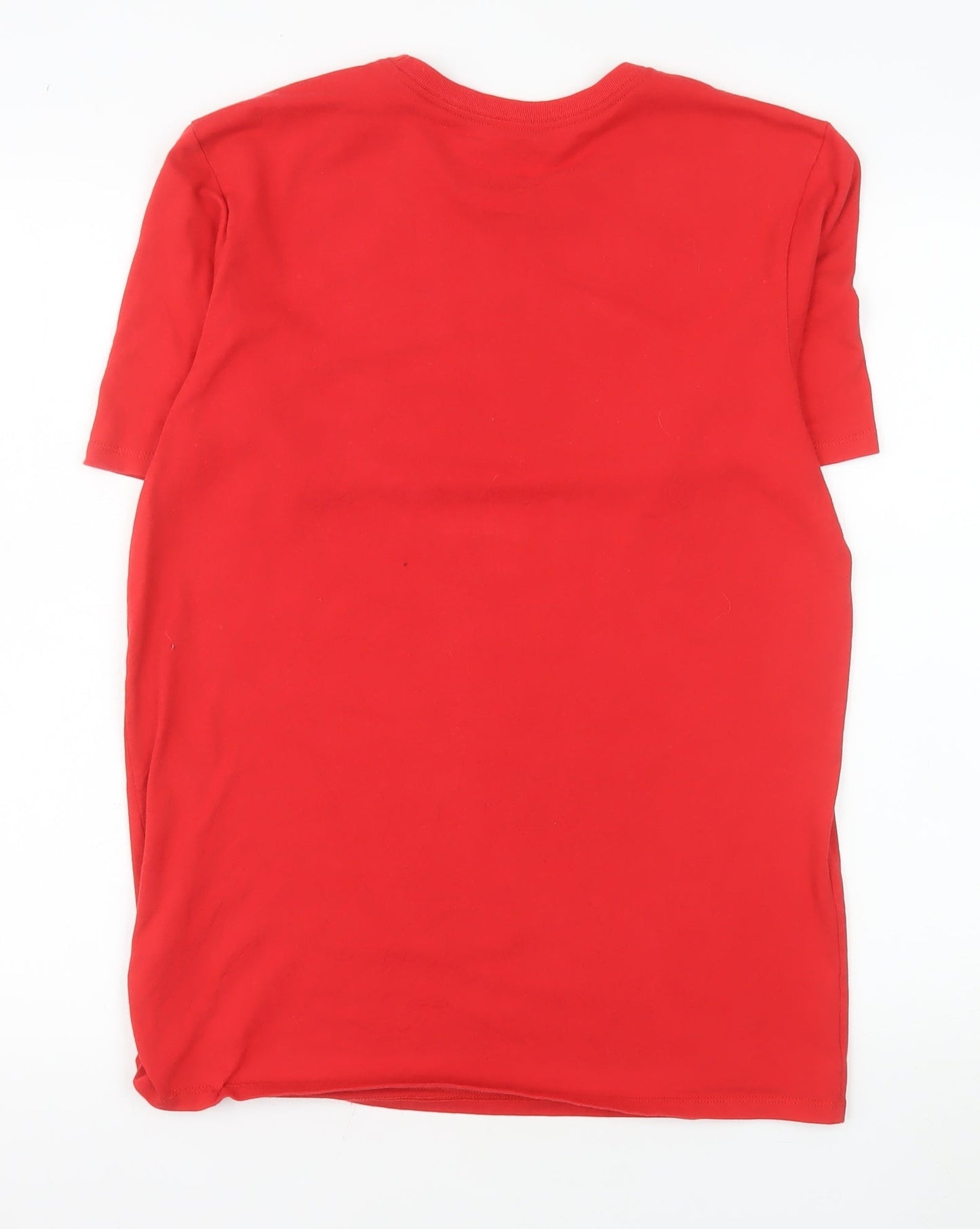 Nike Men's Red Athletic Dri-FIT Short Sleeve Crew Neck T-Shirt Size M