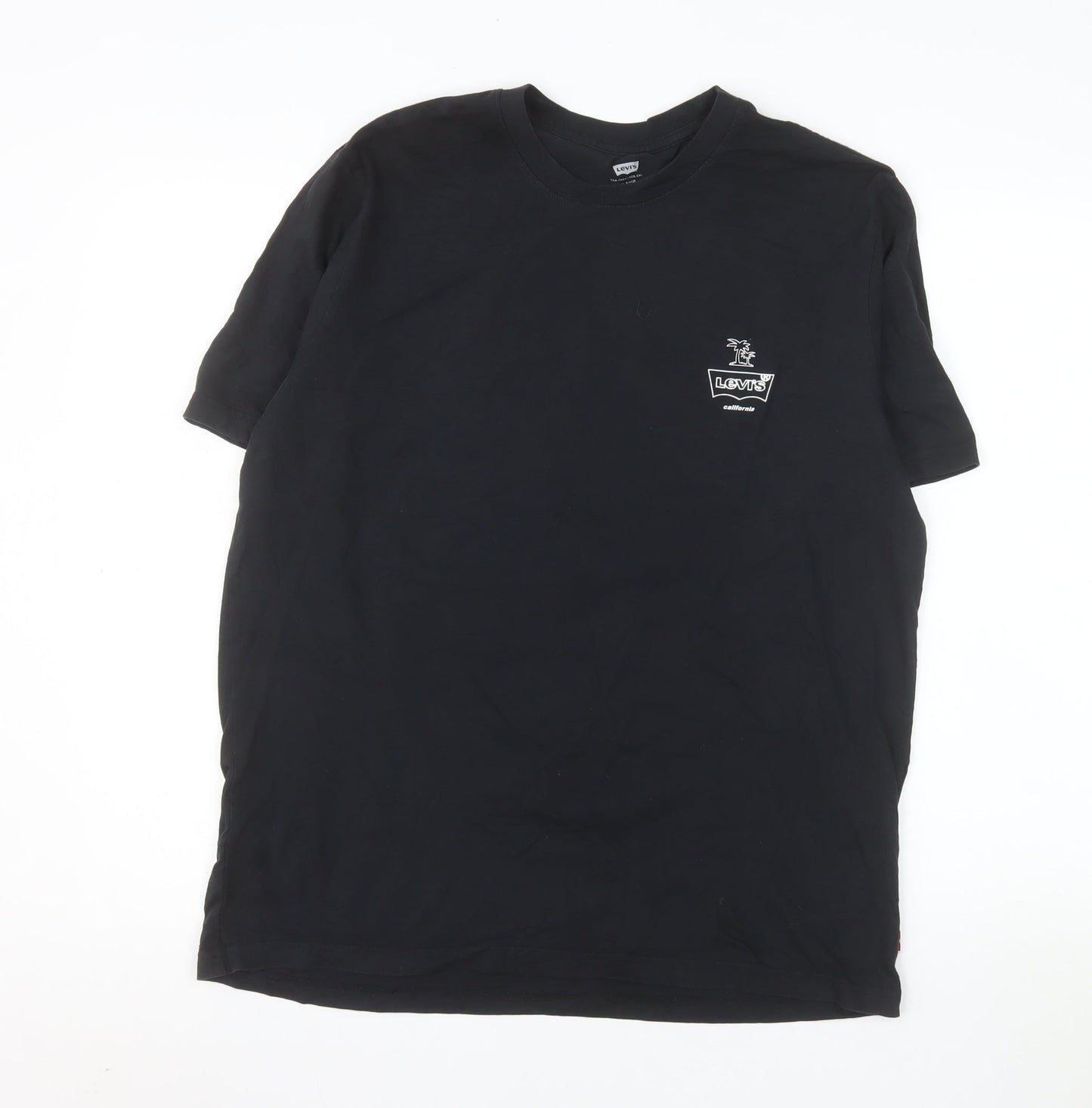 Levi's Men's Black Relaxed Fit California Graphic T-Shirt Size M