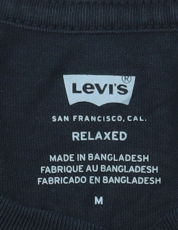 Levi's Men's Black Relaxed Fit California Graphic T-Shirt Size M