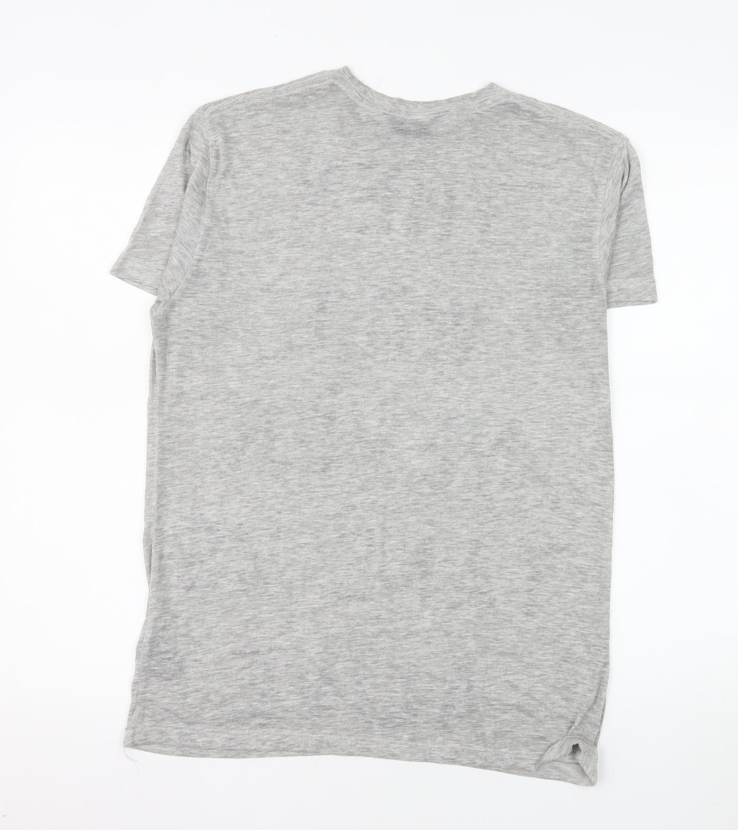 MG Black Label Men's Grey Graphic Print T-Shirt Size M