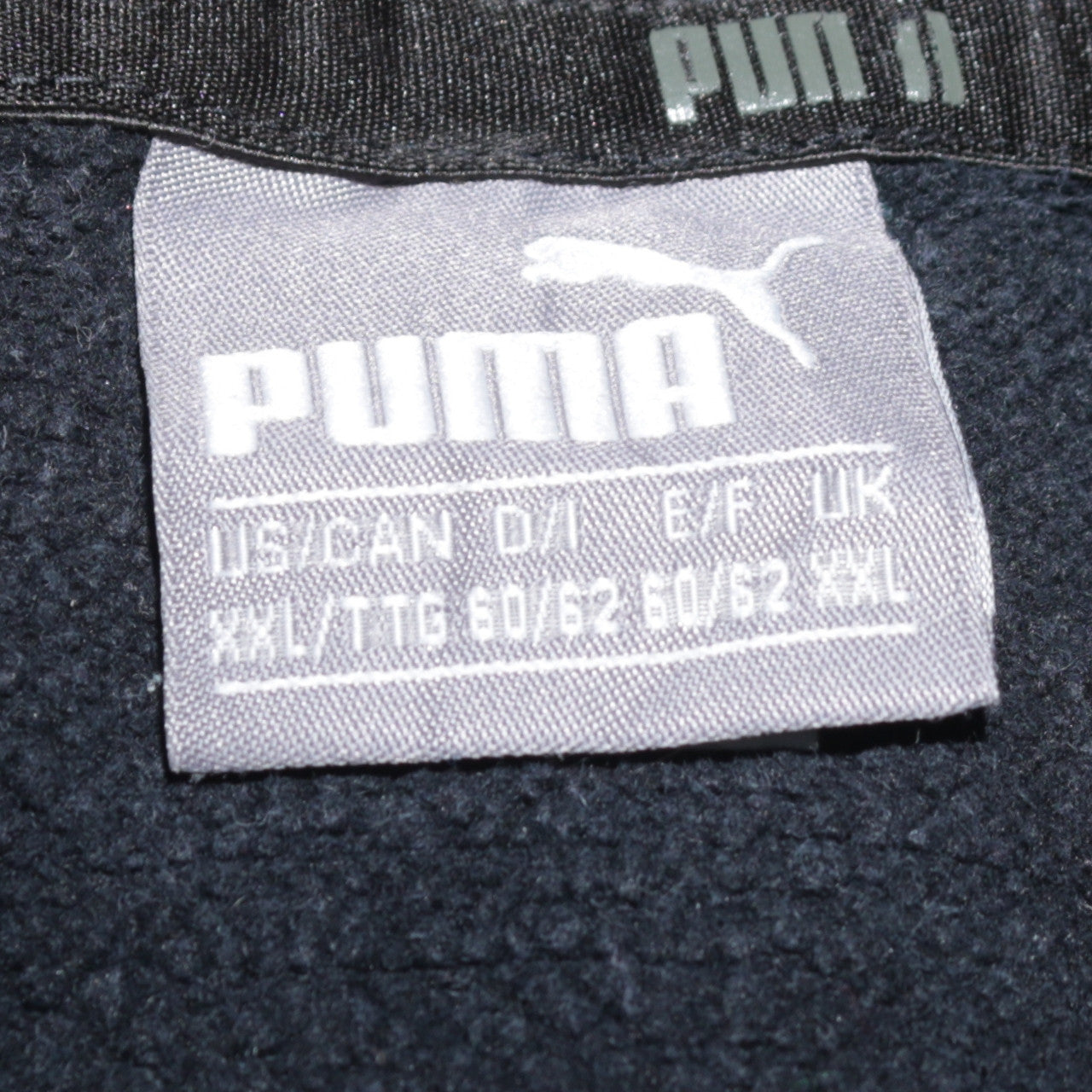 Puma Mens Black 2XL Pullover Hoodie Fleece Sweatshirt