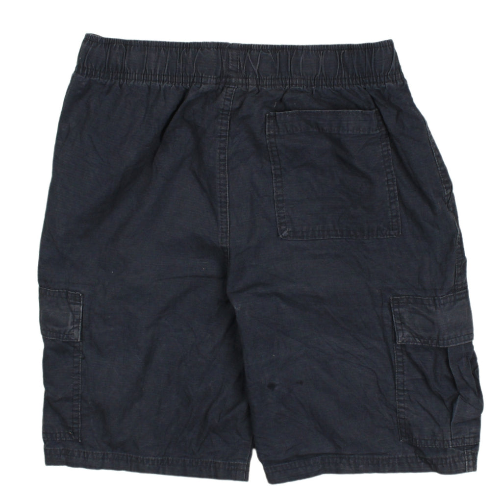 The Children's Place Boys Black Cargo Shorts Size 14 Husky Cotton Twill
