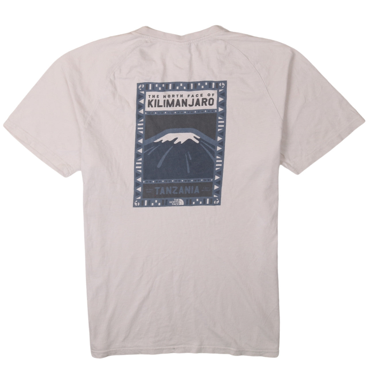 The North Face Men's Beige Kilimanjaro Graphic Cotton T-Shirt L