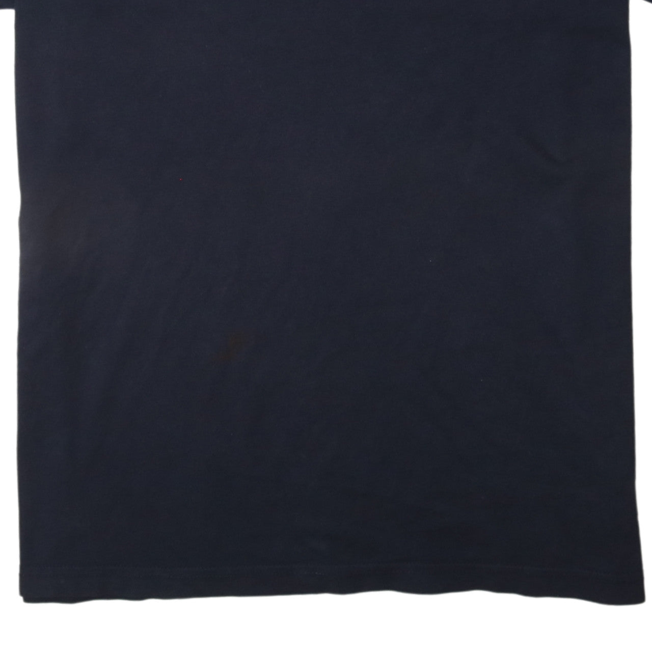 Tommy Hilfiger Men's Blue Crew Neck Cotton T-Shirt Size L