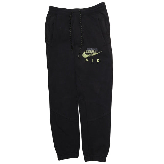 Nike Men's Black Air Jogger Trousers M Fleece Comfort Fit