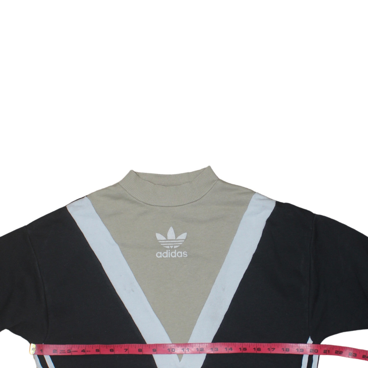 Adidas Women’s Black & Beige Crew Neck Pullover Sweatshirt XS