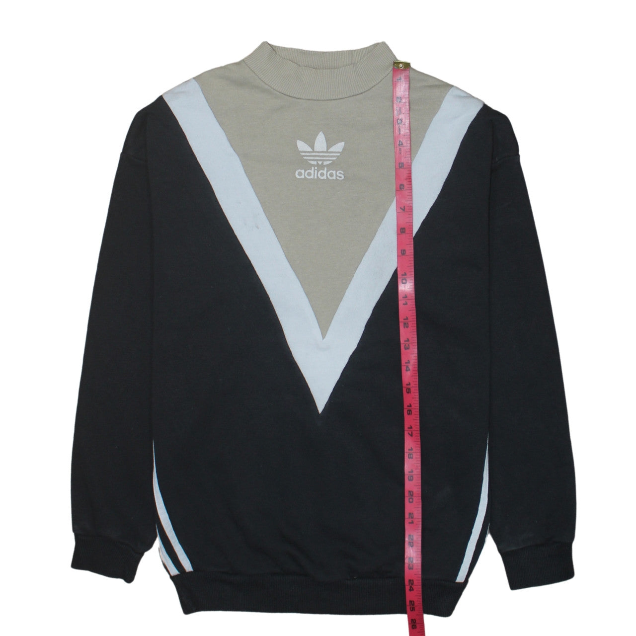 Adidas Women’s Black & Beige Crew Neck Pullover Sweatshirt XS