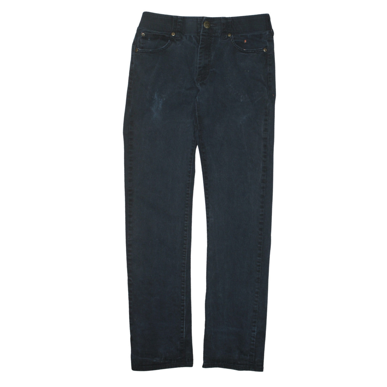 Lee Men's Black Slim Straight Jeans 29W x 30L Stretch Denim
