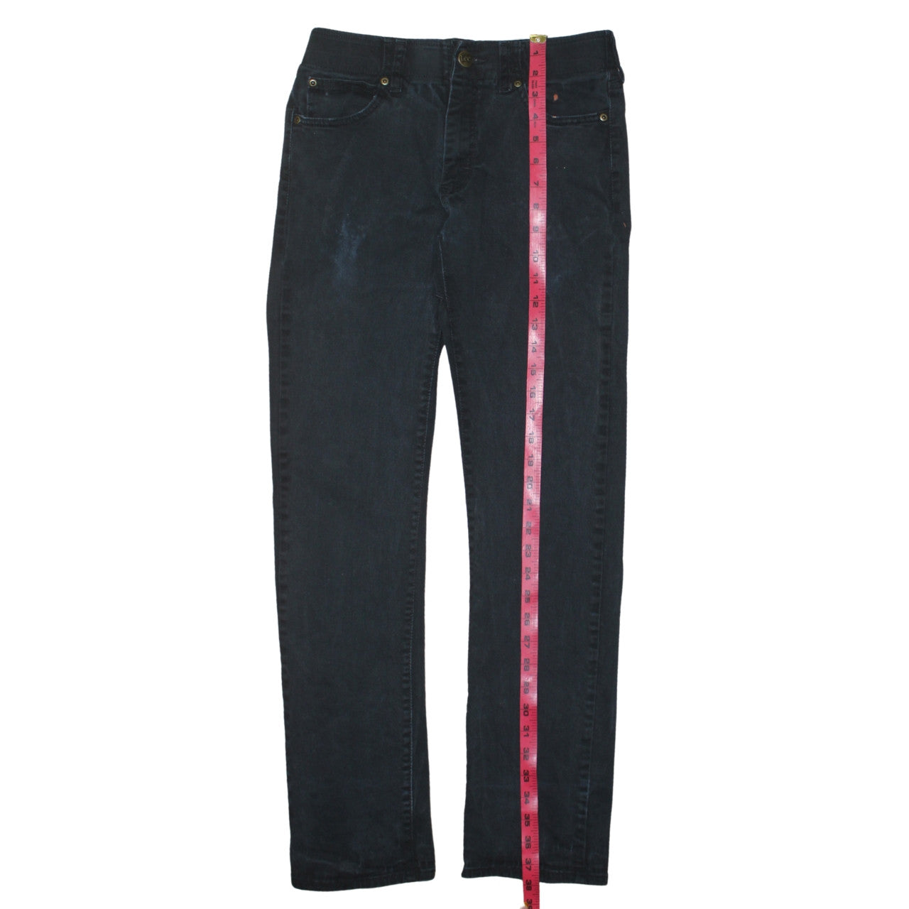 Lee Men's Black Slim Straight Jeans 29W x 30L Stretch Denim
