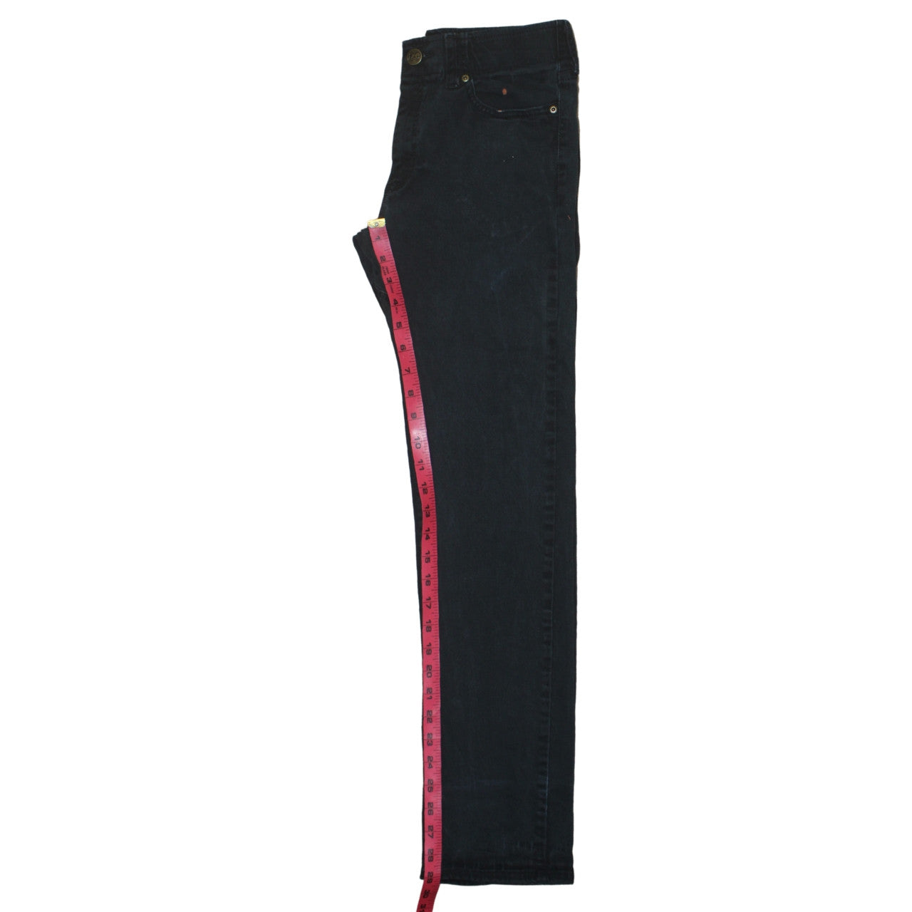 Lee Men's Black Slim Straight Jeans 29W x 30L Stretch Denim