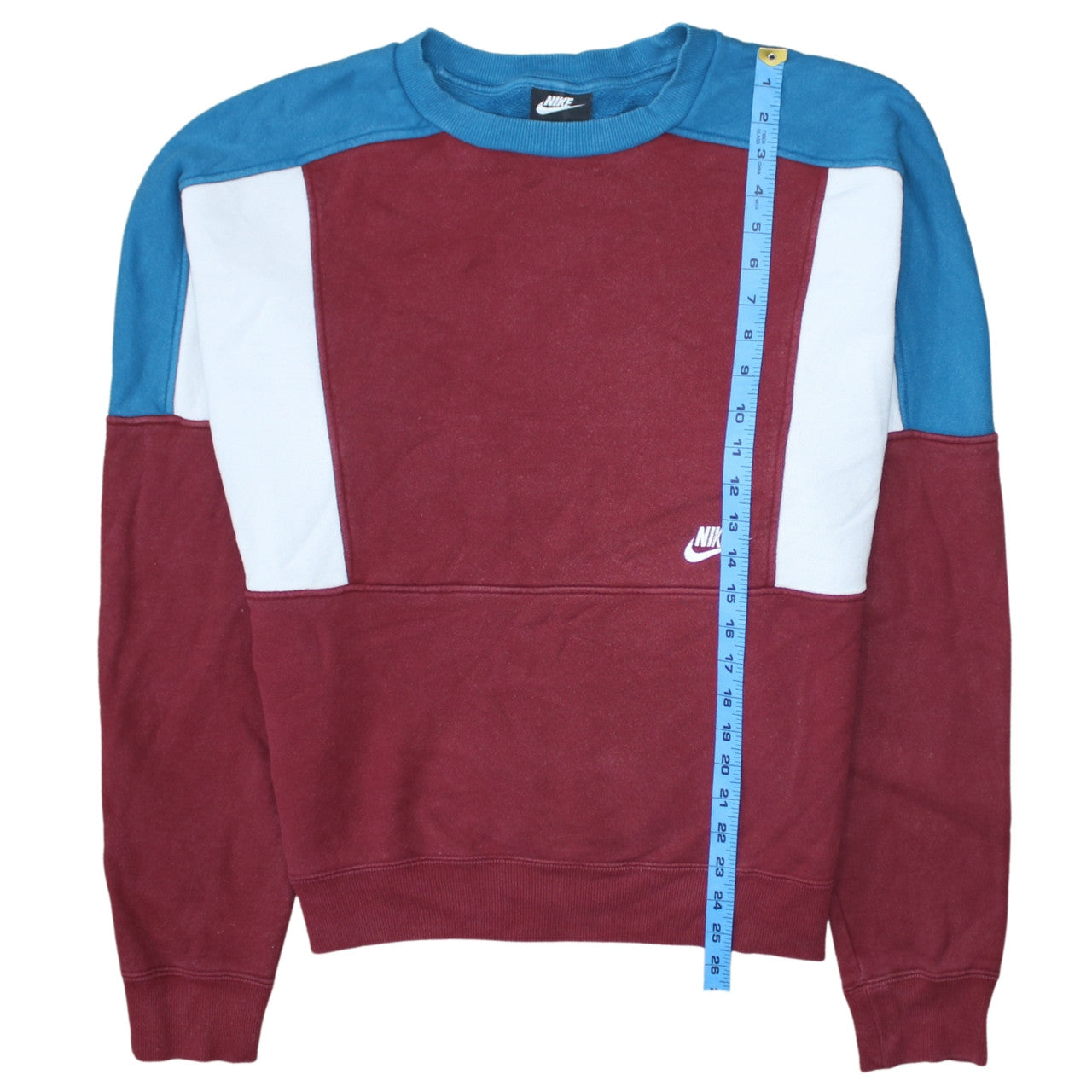 Nike Men's Multicoloured Crew Neck Pullover Sweatshirt Size M