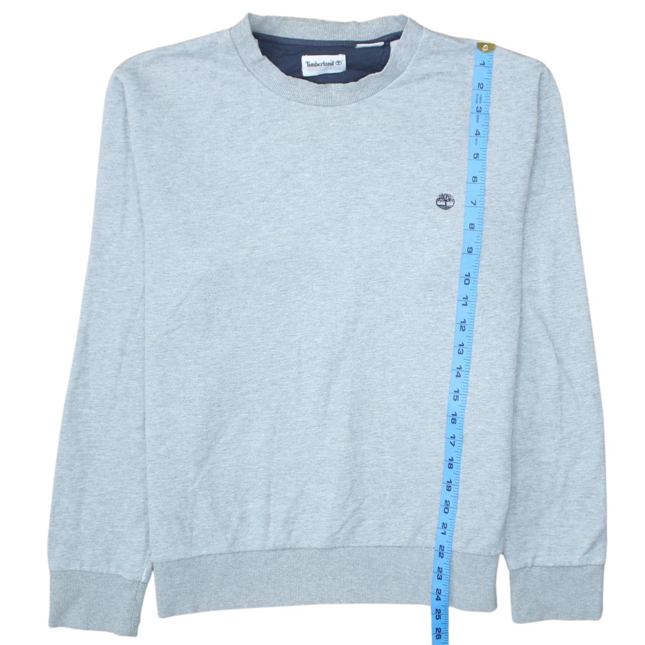 Timberland Men's Grey Crew Neck Pullover Sweatshirt Size M