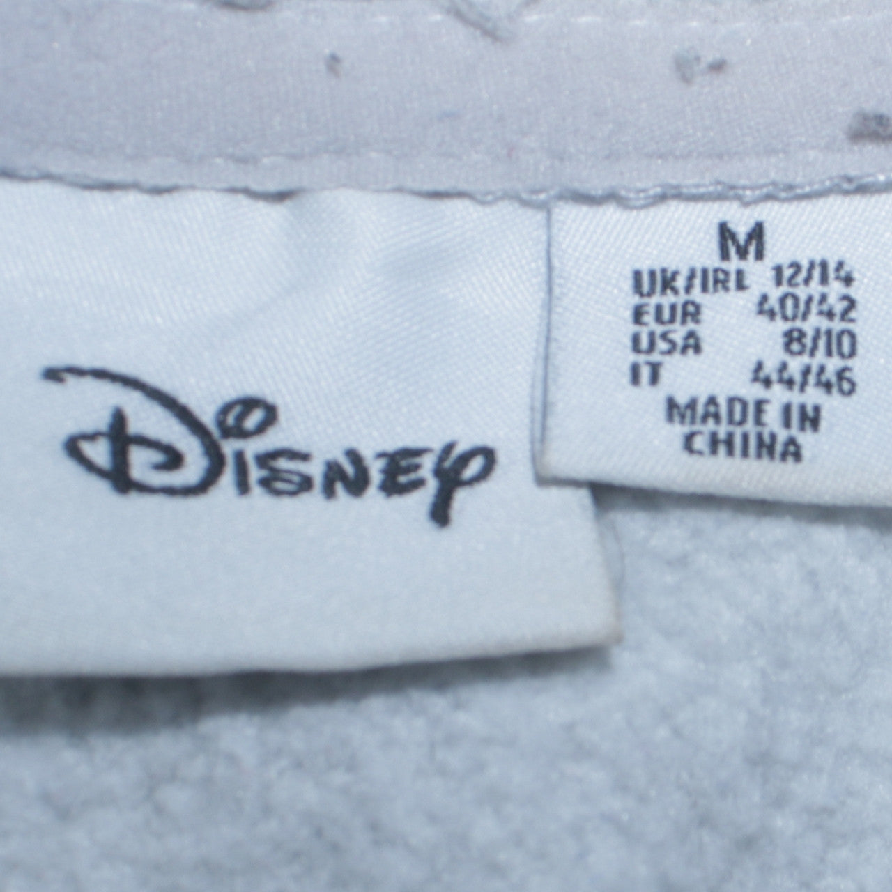 Disney Women’s Grey Minnie Mouse Pullover Hoodie Size M 12/14
